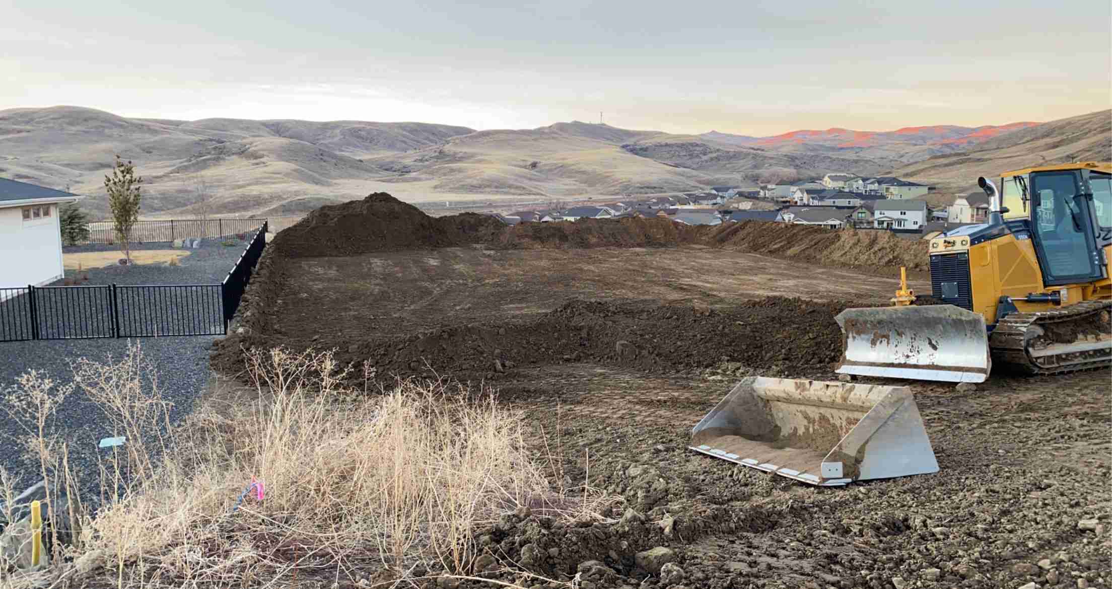 Site-Grading-and-Land-Preparation-in-Boise-Idaho-rotated A water heater after repair by Big Dawg Plumbing